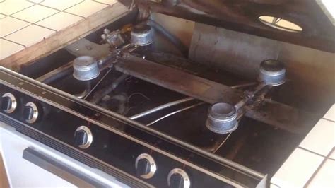 lighting natural gas stove